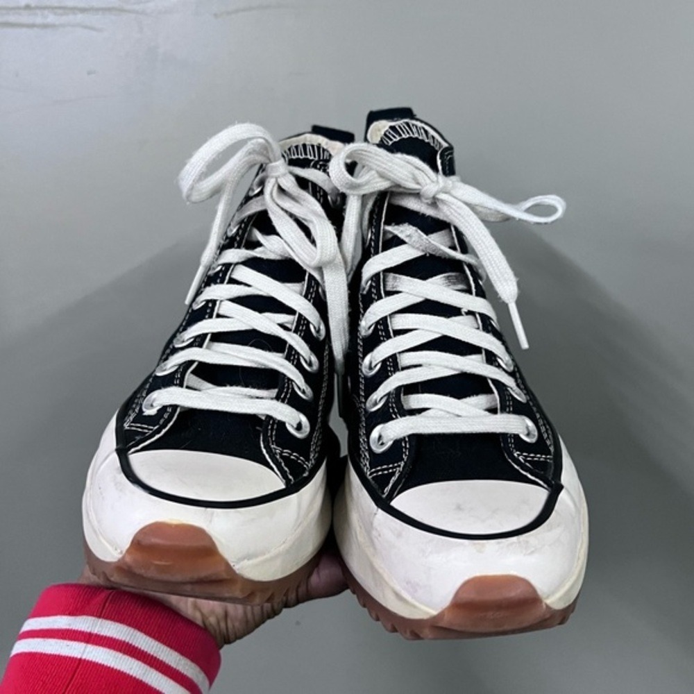 Converse x JW Anderson Run Star Hike High Top Sneakers Black White Womens US 5 - Picture 5 of 7